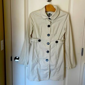 Summer cotton long jacket